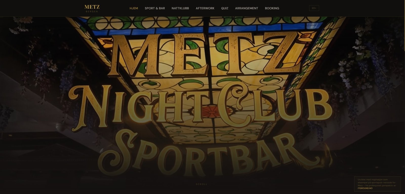 Inspirert av baren Metz – eksempelkase